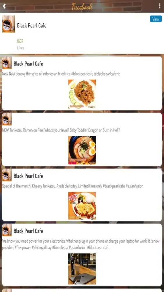Black Pearl Cafe স্ক্রিনশট