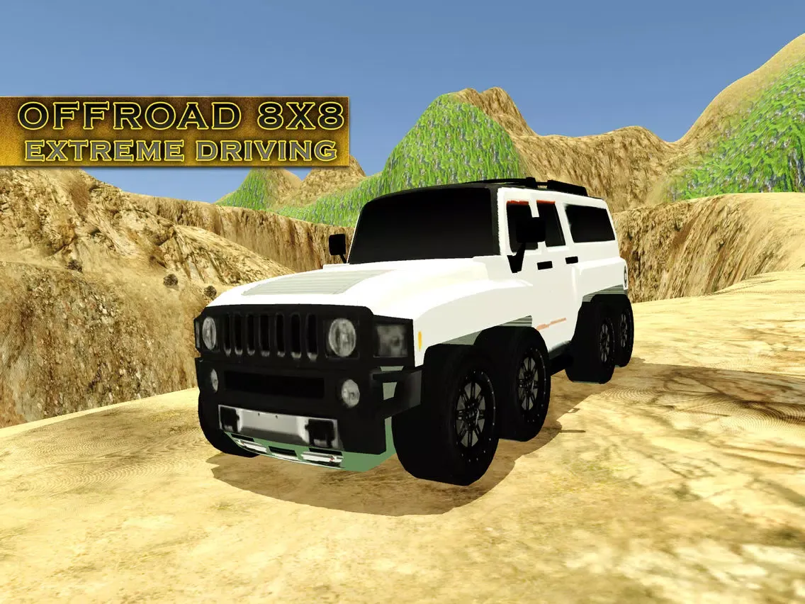 Tangkapan layar 8x8 Offroad Truck Driving 2017 & Hill Rally Sim iPad 