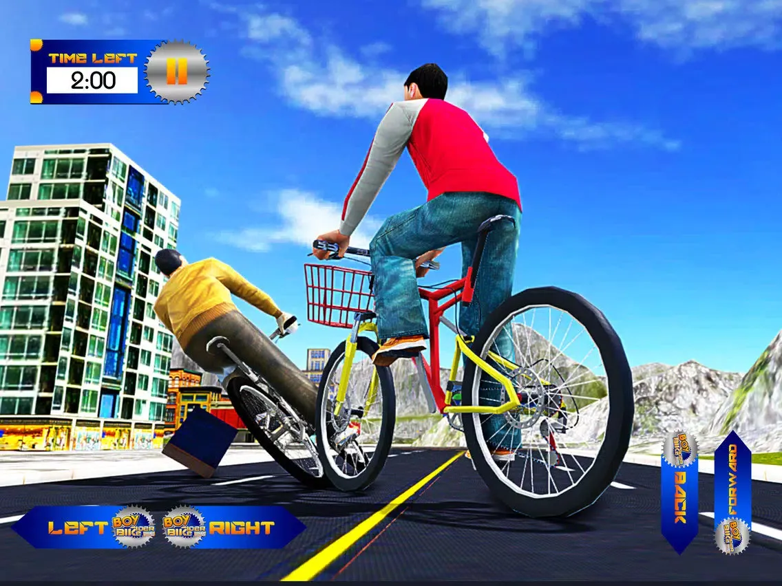 تصاویر Boy Bike Rider - Thief Chase & Bicycle Run Sim iPad 