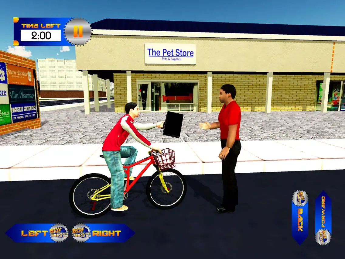 تصاویر Boy Bike Rider - Thief Chase & Bicycle Run Sim iPad 