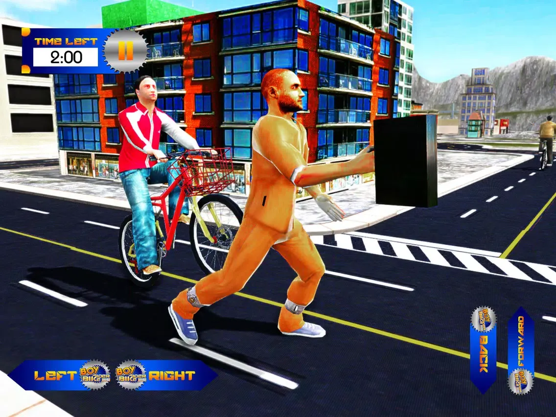 تصاویر Boy Bike Rider - Thief Chase & Bicycle Run Sim iPad 