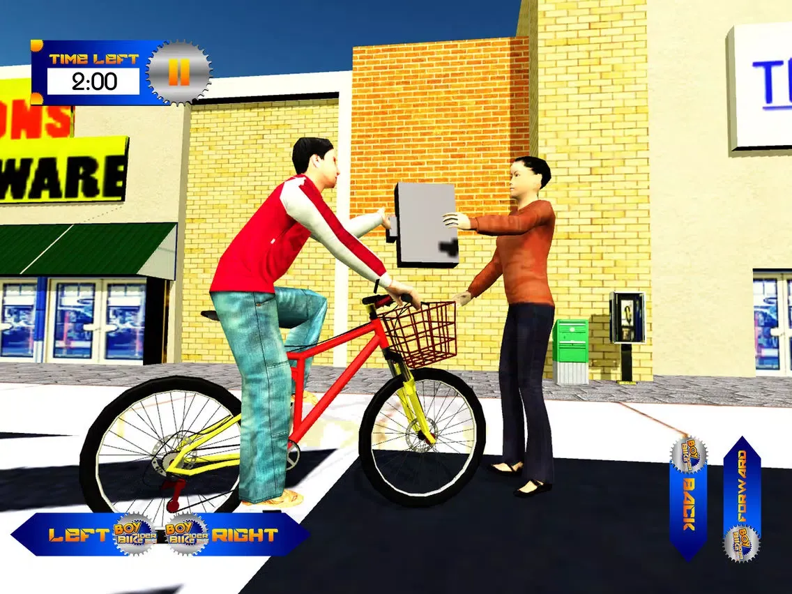 تصاویر Boy Bike Rider - Thief Chase & Bicycle Run Sim iPad 