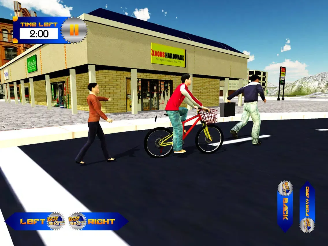 تصاویر Boy Bike Rider - Thief Chase & Bicycle Run Sim iPad 