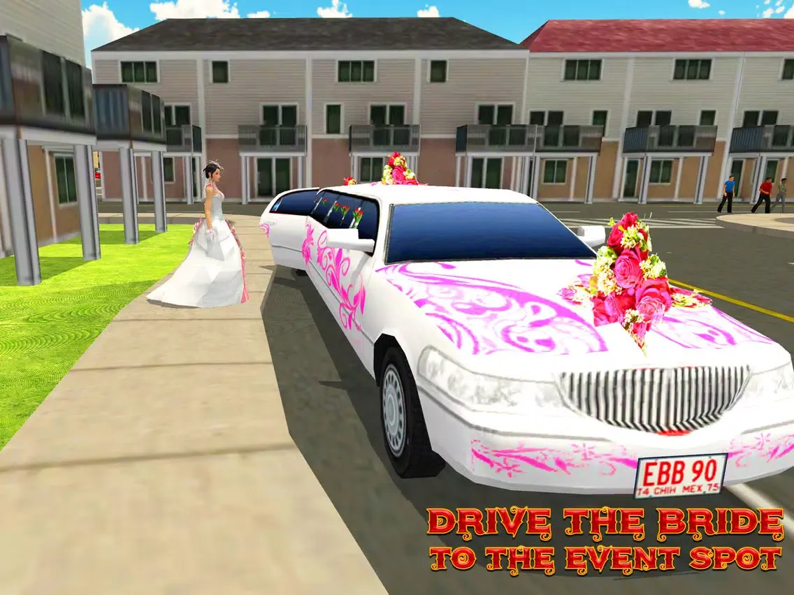 City Bridal Limo Car Simulator & Parking Drive iPad 應用截圖