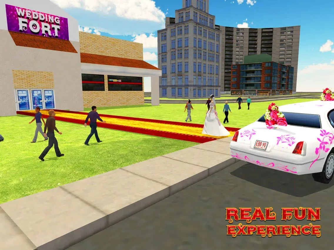 City Bridal Limo Car Simulator & Parking Drive iPad 應用截圖
