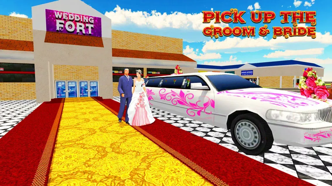 City Bridal Limo Car Simulator & Parking Drive應用截圖