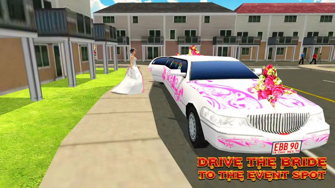 City Bridal Limo Car Simulator & Parking Drive應用截圖