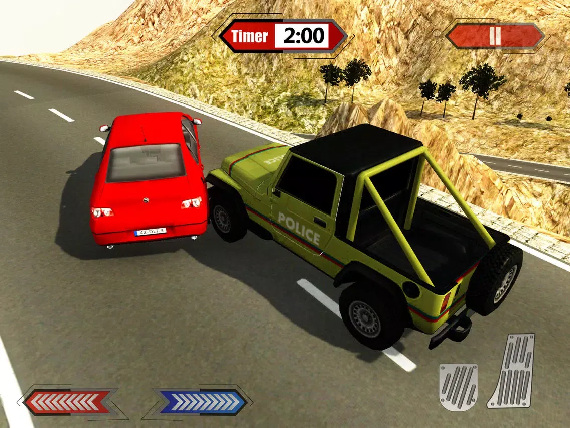 Ảnh chụp màn hình của Hill Police Jeep Simulator & 4x4 Chase Driving iPad 
