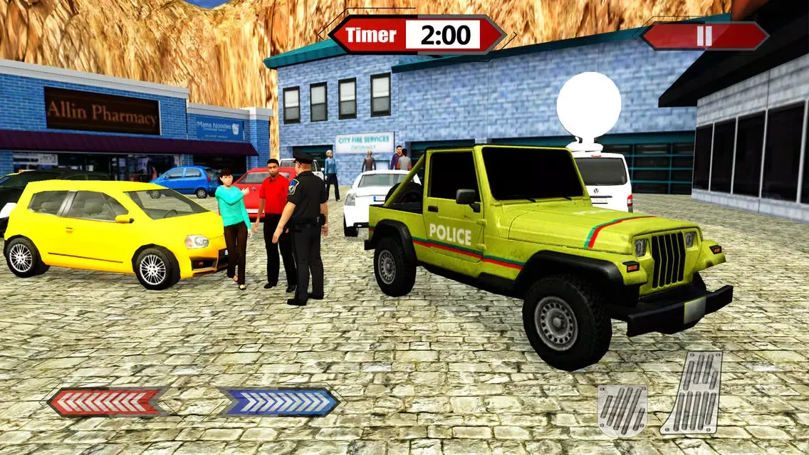 Ảnh chụp màn hình của Hill Police Jeep Simulator & 4x4 Chase Driving