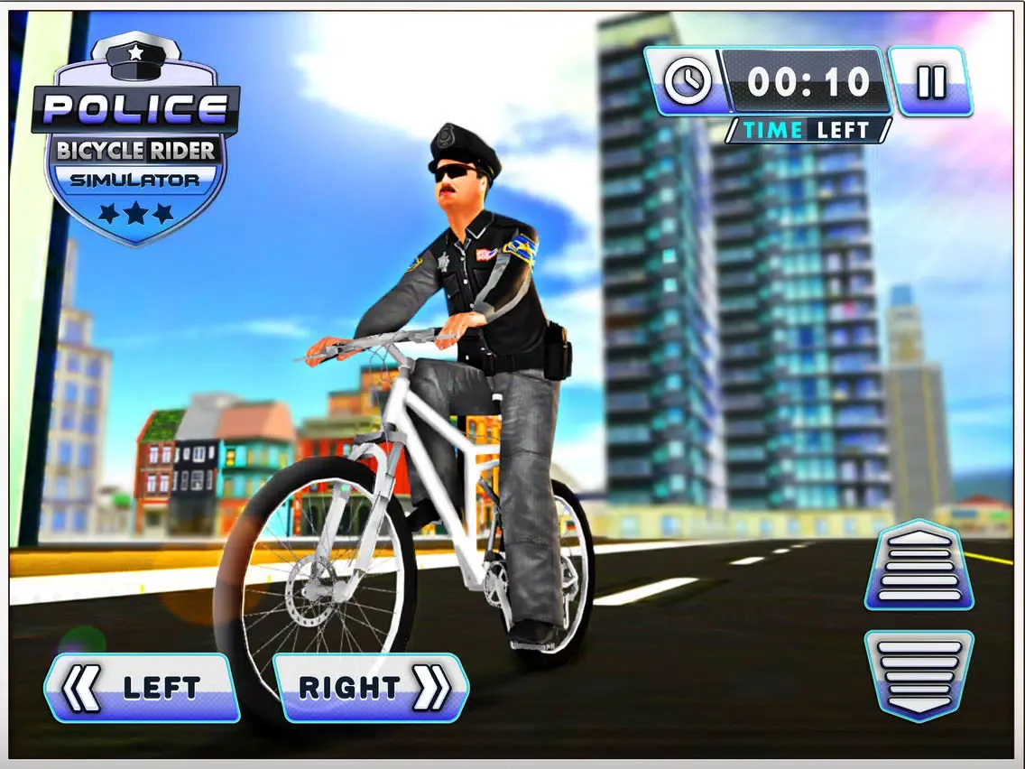 ภาพหน้าจอของ Police Bicycle Rider Simulator & Pro Bike Chase iPad 