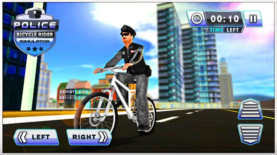 ภาพหน้าจอของ Police Bicycle Rider Simulator & Pro Bike Chase