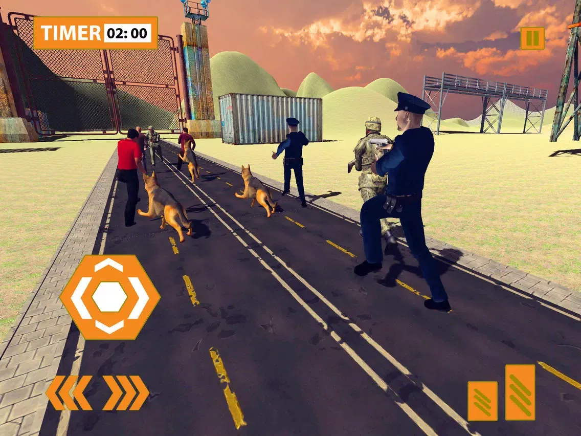 Police Dog Sniffer Border Patrol & Transport Duty iPad 应用截图