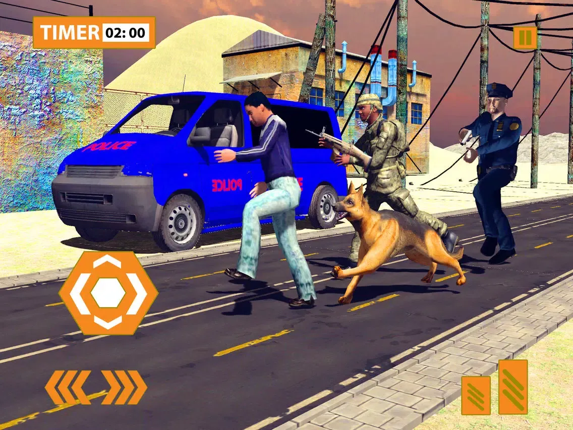 Police Dog Sniffer Border Patrol & Transport Duty iPad 应用截图