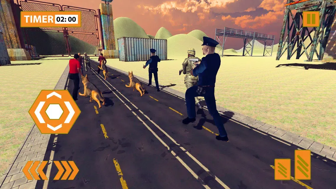 Police Dog Sniffer Border Patrol & Transport Duty应用截图