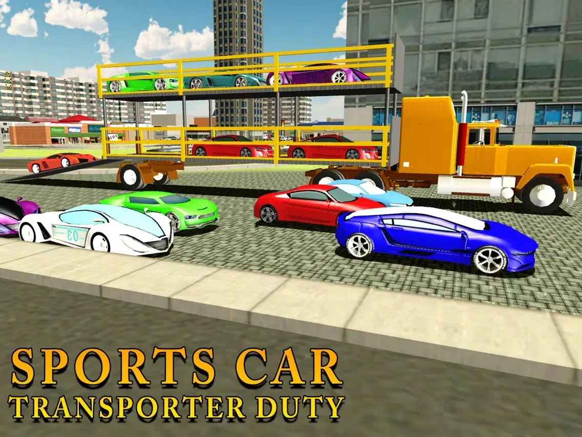 Скриншоты Racer Car Transporter Truck & Real Trucker Games iPad 