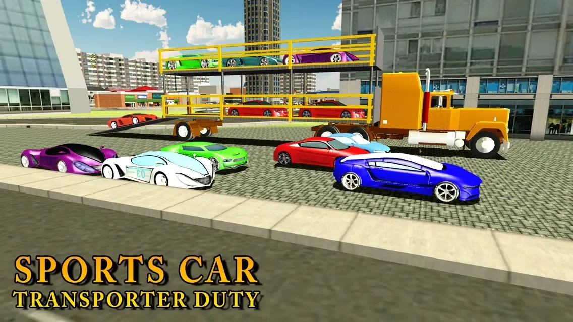 Скриншоты Racer Car Transporter Truck & Real Trucker Games
