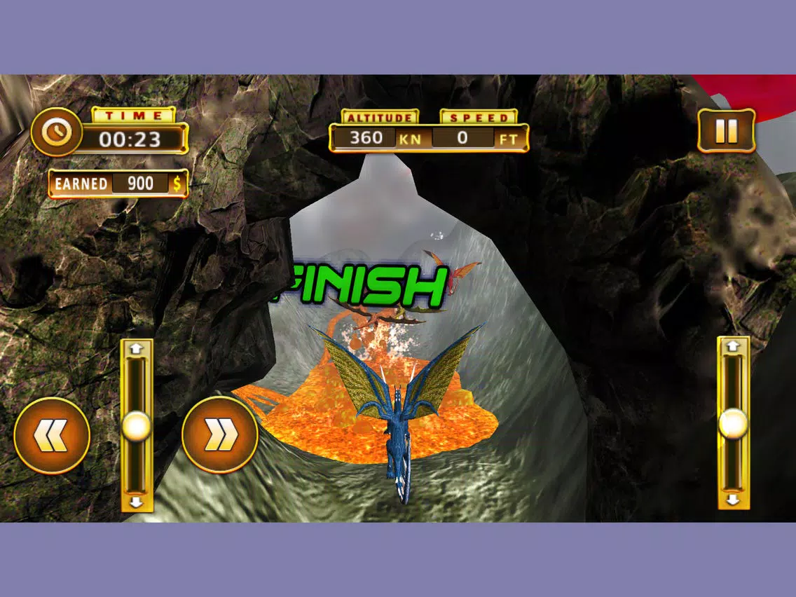 Tangkapan skrin Racing Dragons Simulator iPad 