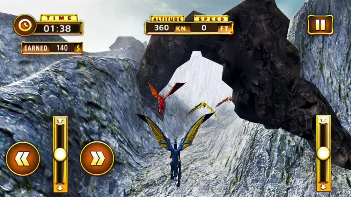Tangkapan skrin Racing Dragons Simulator