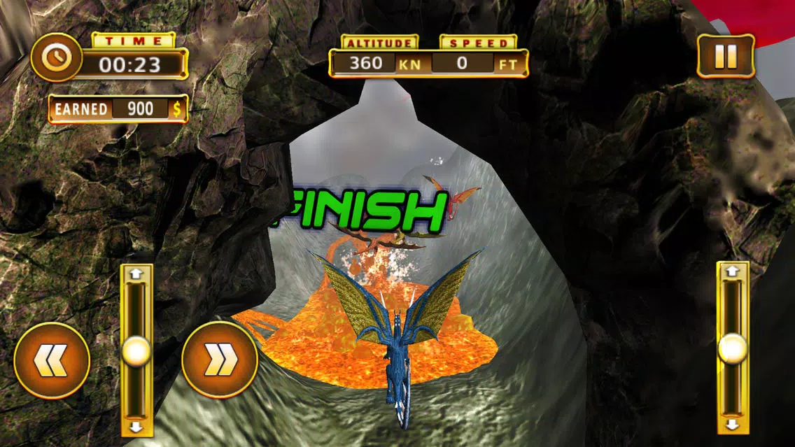 Tangkapan skrin Racing Dragons Simulator