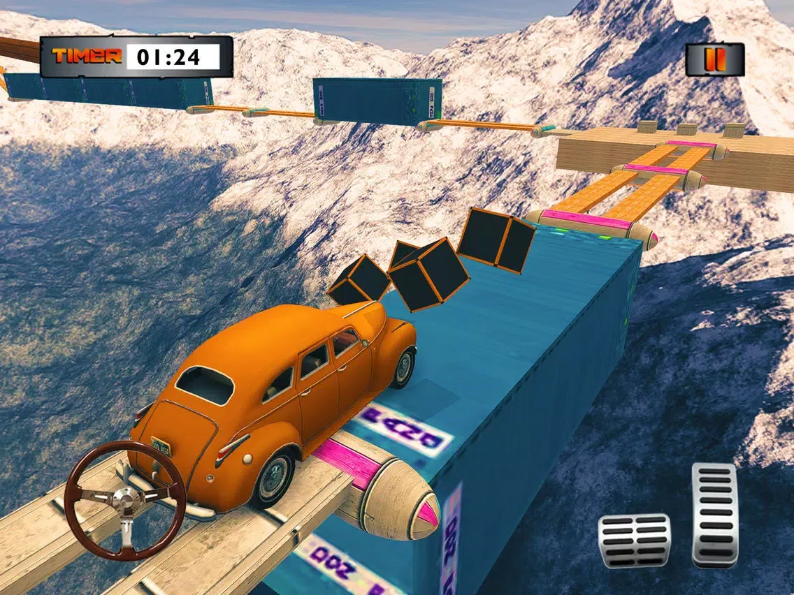 Screenshot di Russian Car Impossible Stunts Panic & Fun Drive iPad 