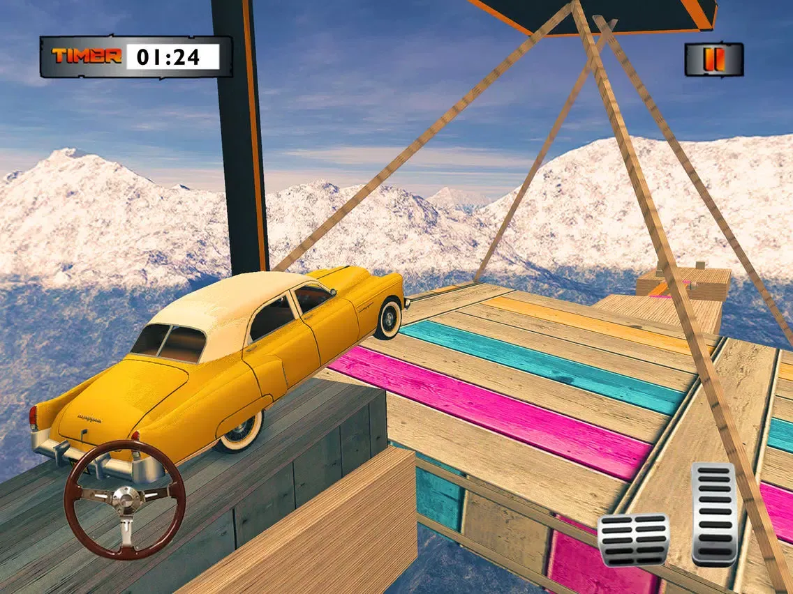 Screenshot di Russian Car Impossible Stunts Panic & Fun Drive iPad 
