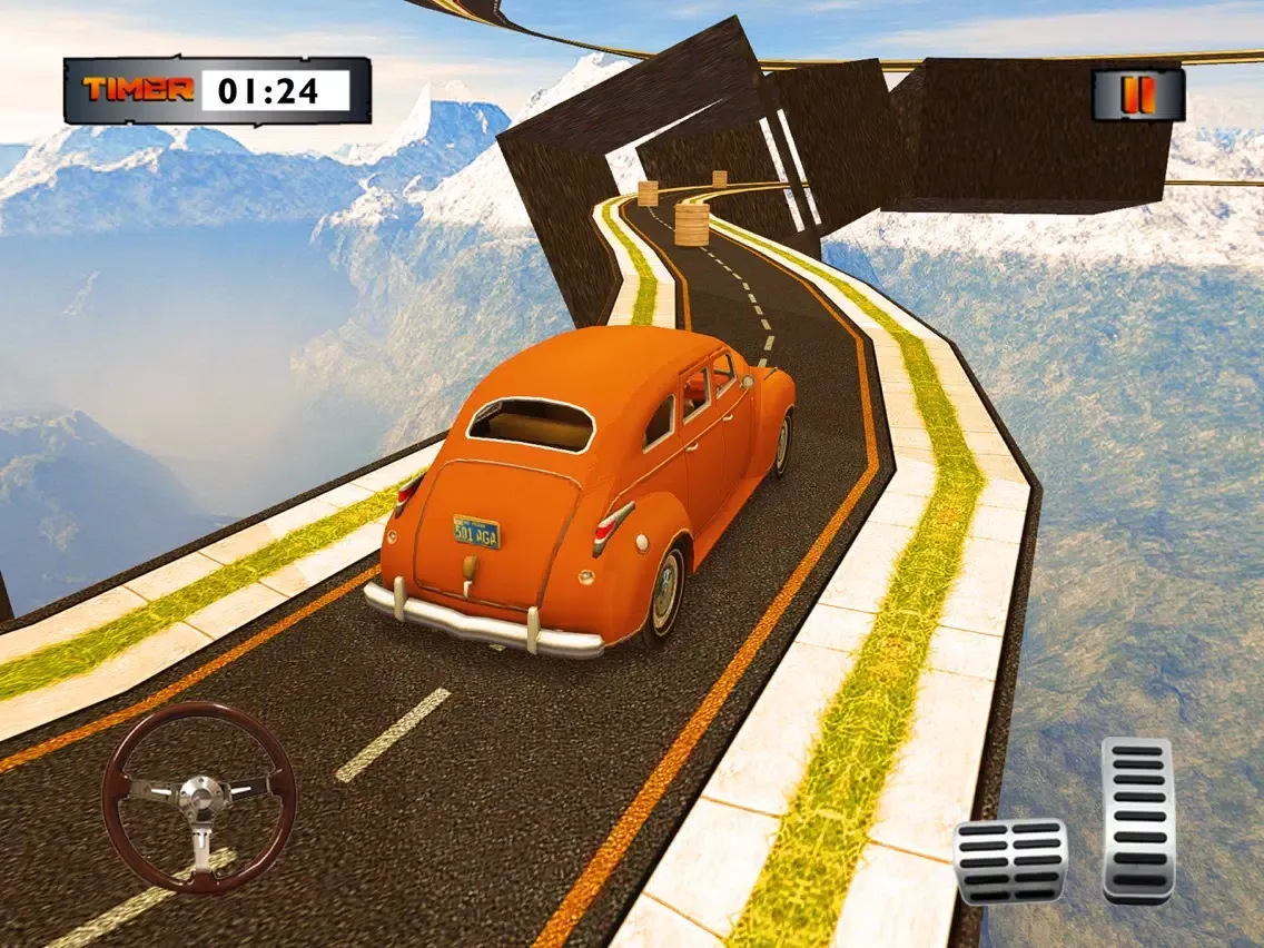 Screenshot di Russian Car Impossible Stunts Panic & Fun Drive iPad 