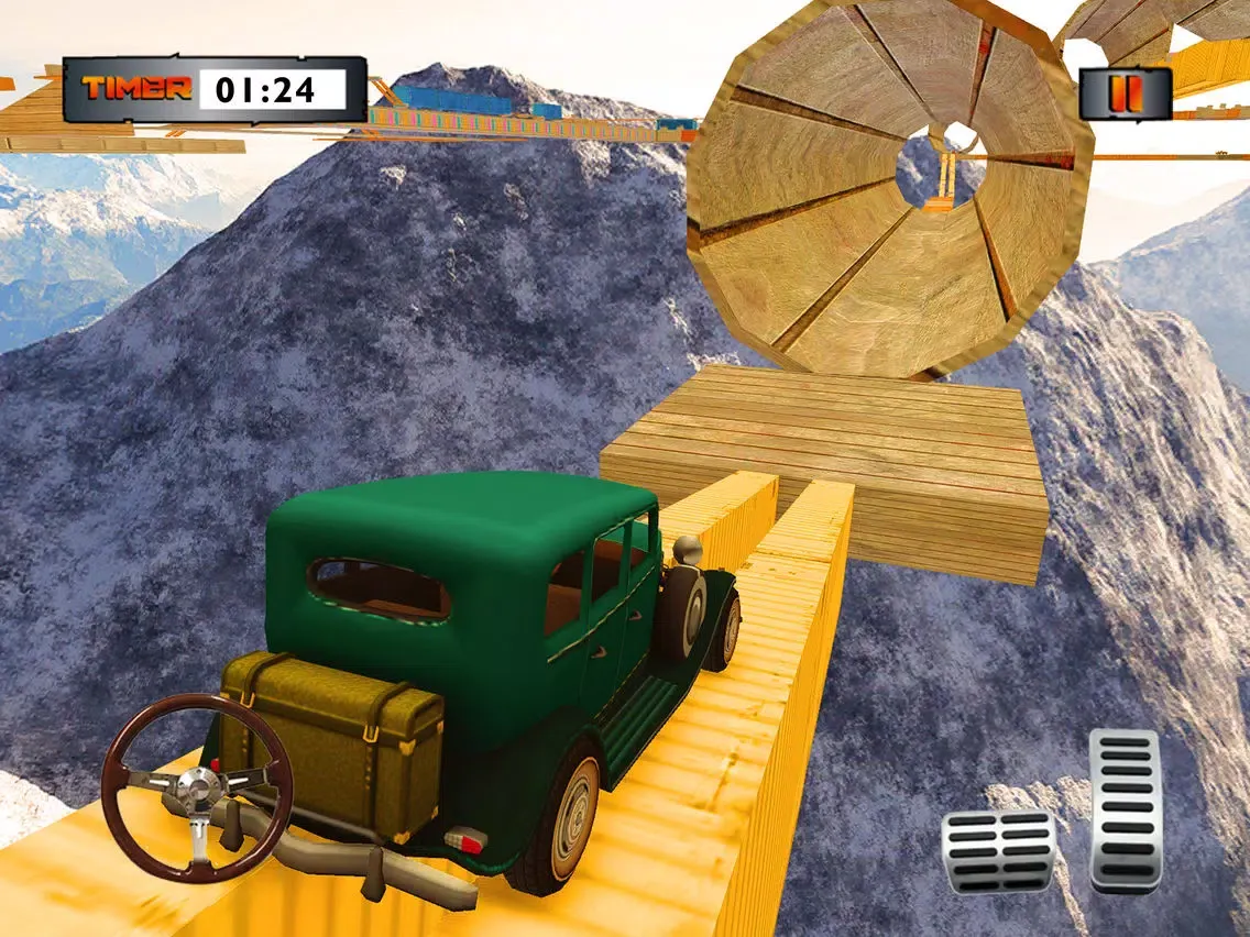 Screenshot di Russian Car Impossible Stunts Panic & Fun Drive iPad 