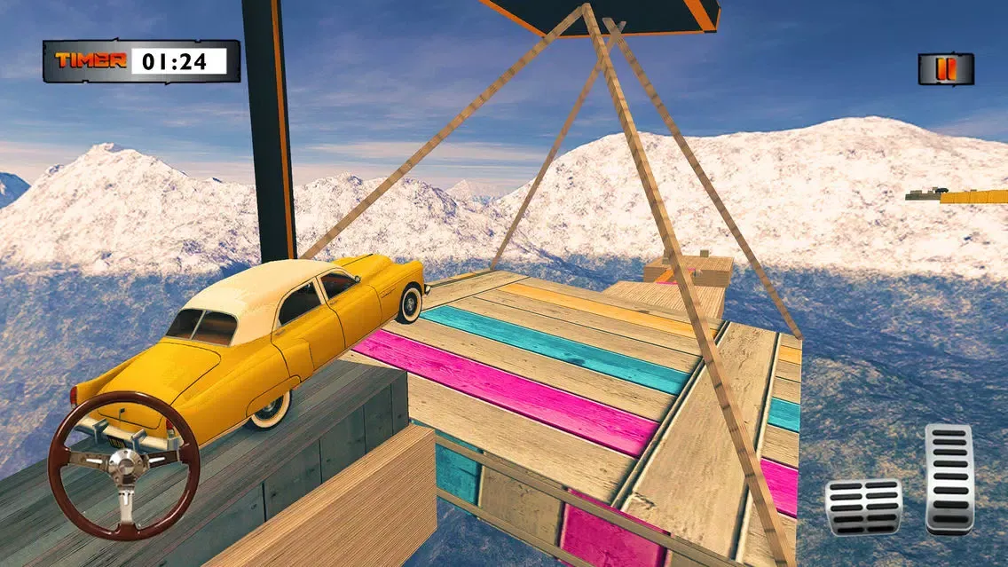 Screenshot di Russian Car Impossible Stunts Panic & Fun Drive