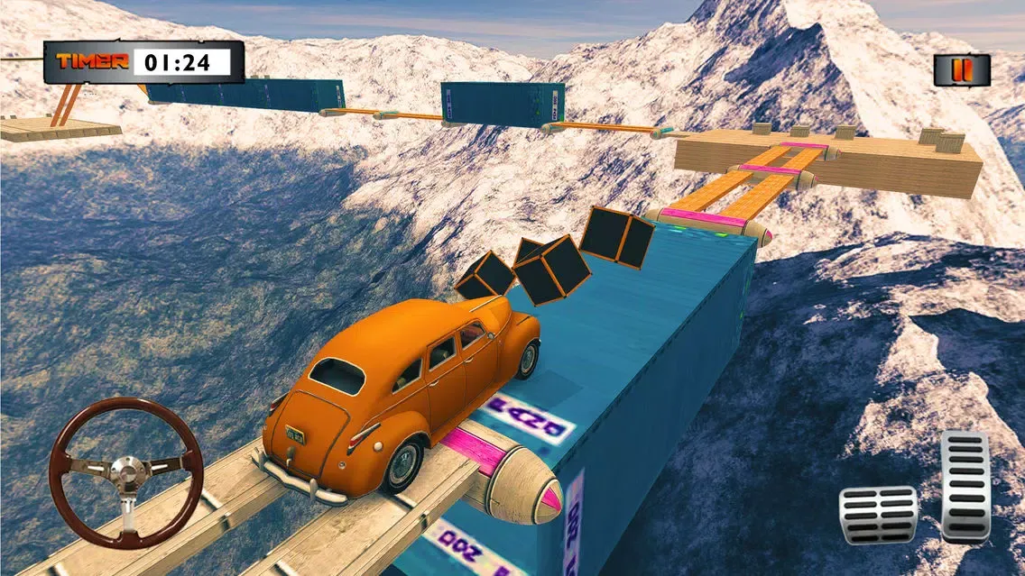 Screenshot di Russian Car Impossible Stunts Panic & Fun Drive