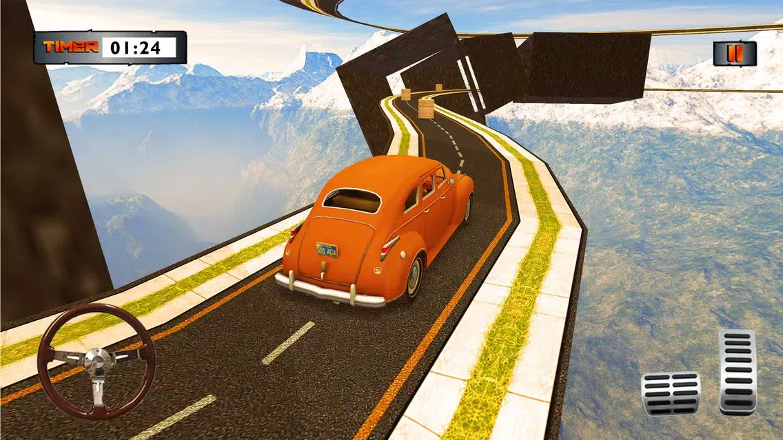 Screenshot di Russian Car Impossible Stunts Panic & Fun Drive