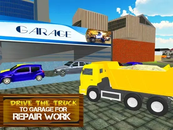 Tangkapan layar Sand Transporter Truck & Excavator Simulator iPad 