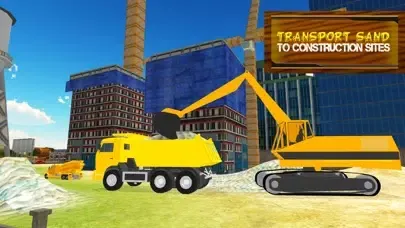 Tangkapan layar Sand Transporter Truck & Excavator Simulator