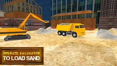 Tangkapan layar Sand Transporter Truck & Excavator Simulator