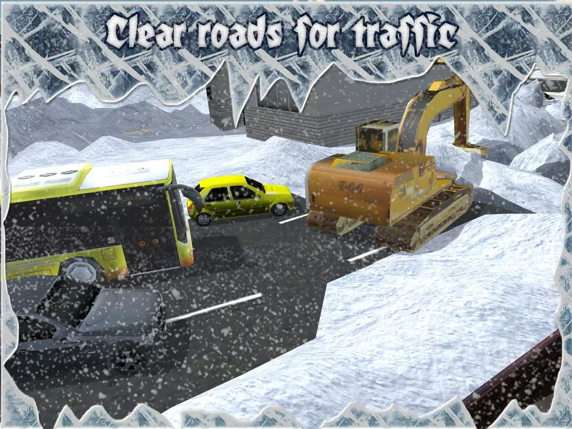 Capturas de tela do Snow Blower Truck - Real Rescue Excavator iPad 