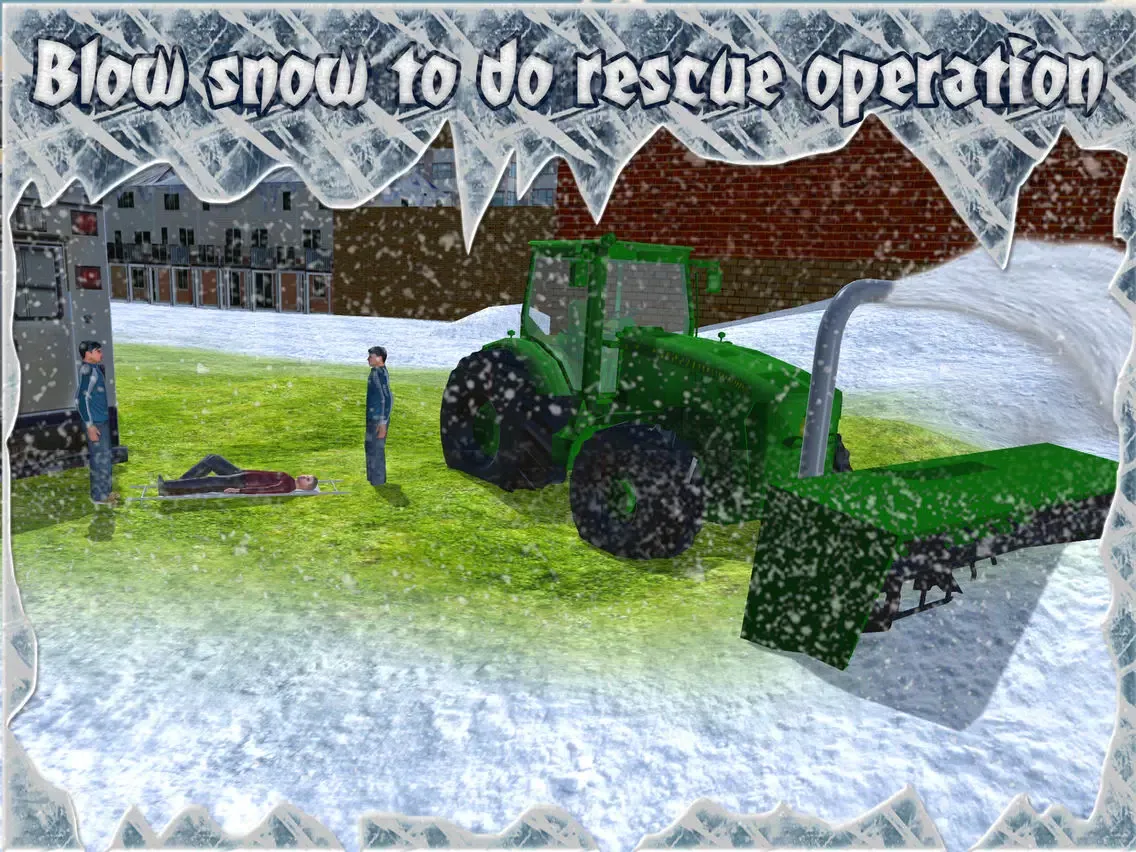 Capturas de tela do Snow Blower Truck - Real Rescue Excavator iPad 