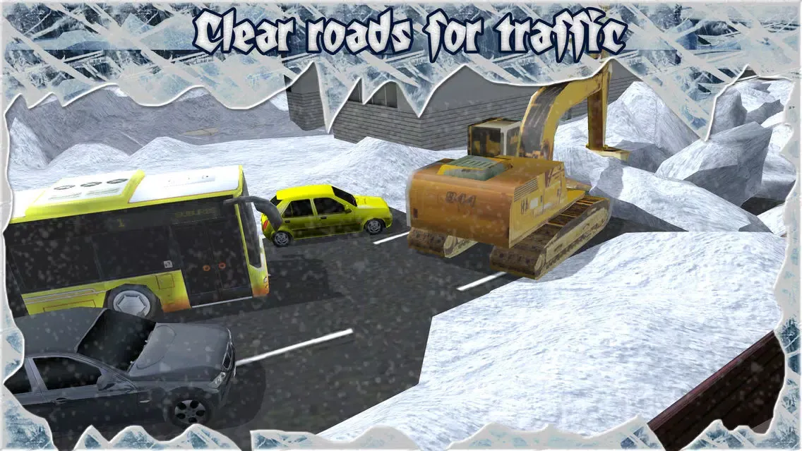 Capturas de tela do Snow Blower Truck - Real Rescue Excavator