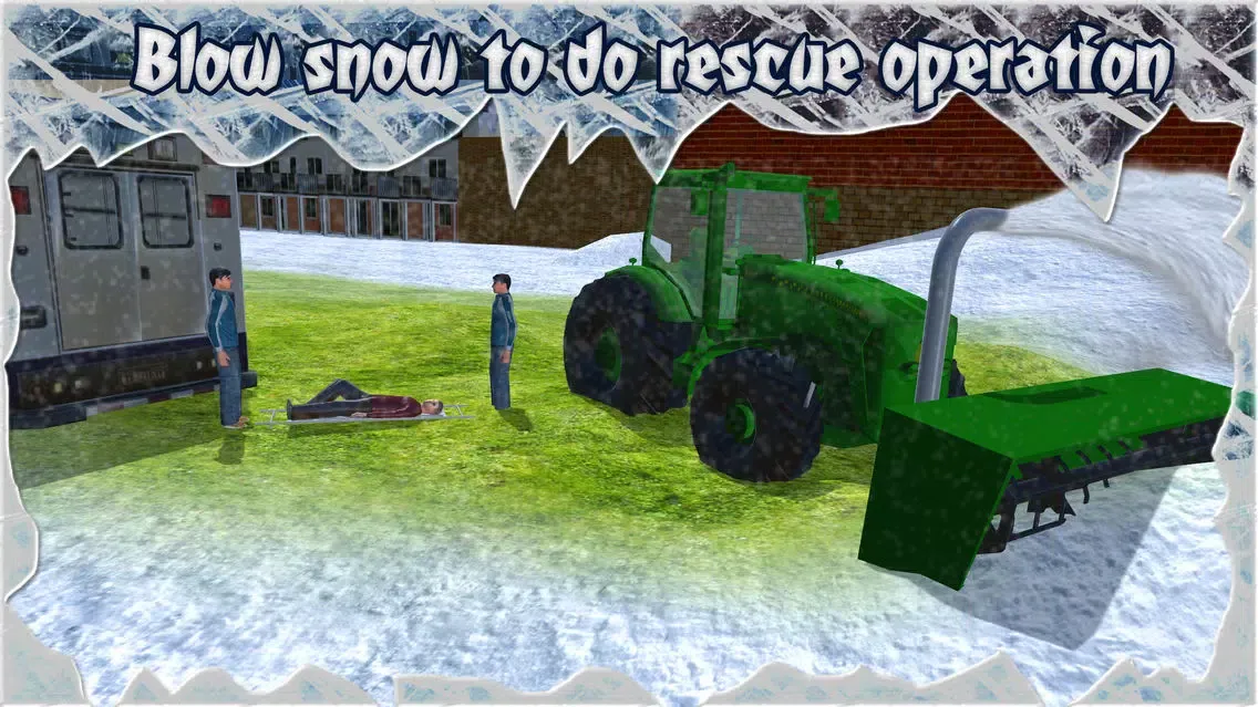 Capturas de tela do Snow Blower Truck - Real Rescue Excavator