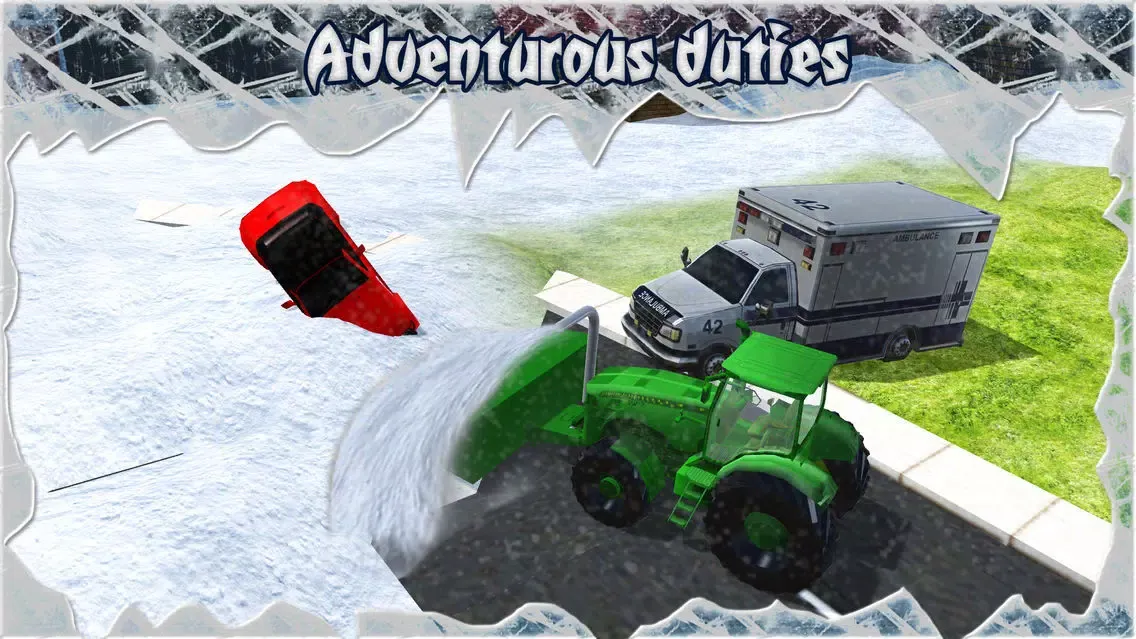 Capturas de tela do Snow Blower Truck - Real Rescue Excavator