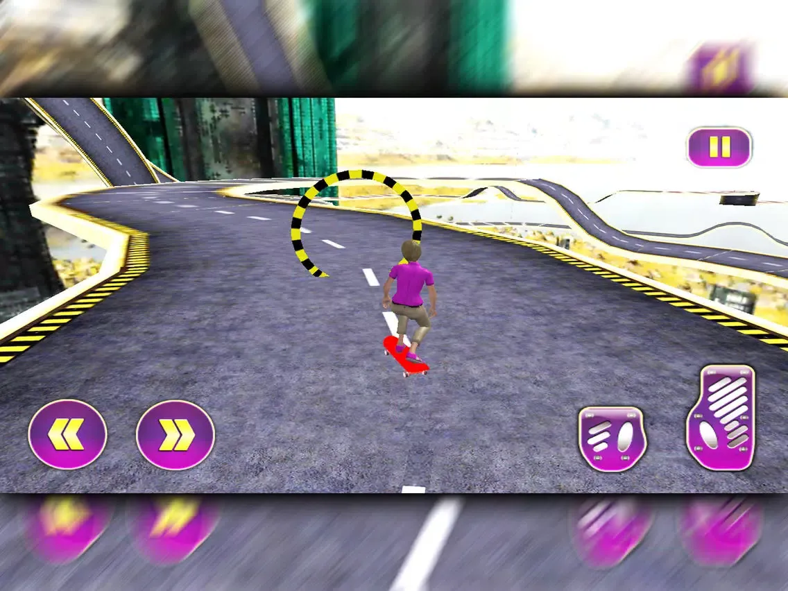 Street Riding Skateboard iPad  Ekran Görüntüleri