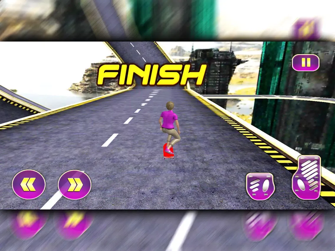 Street Riding Skateboard iPad  Ekran Görüntüleri
