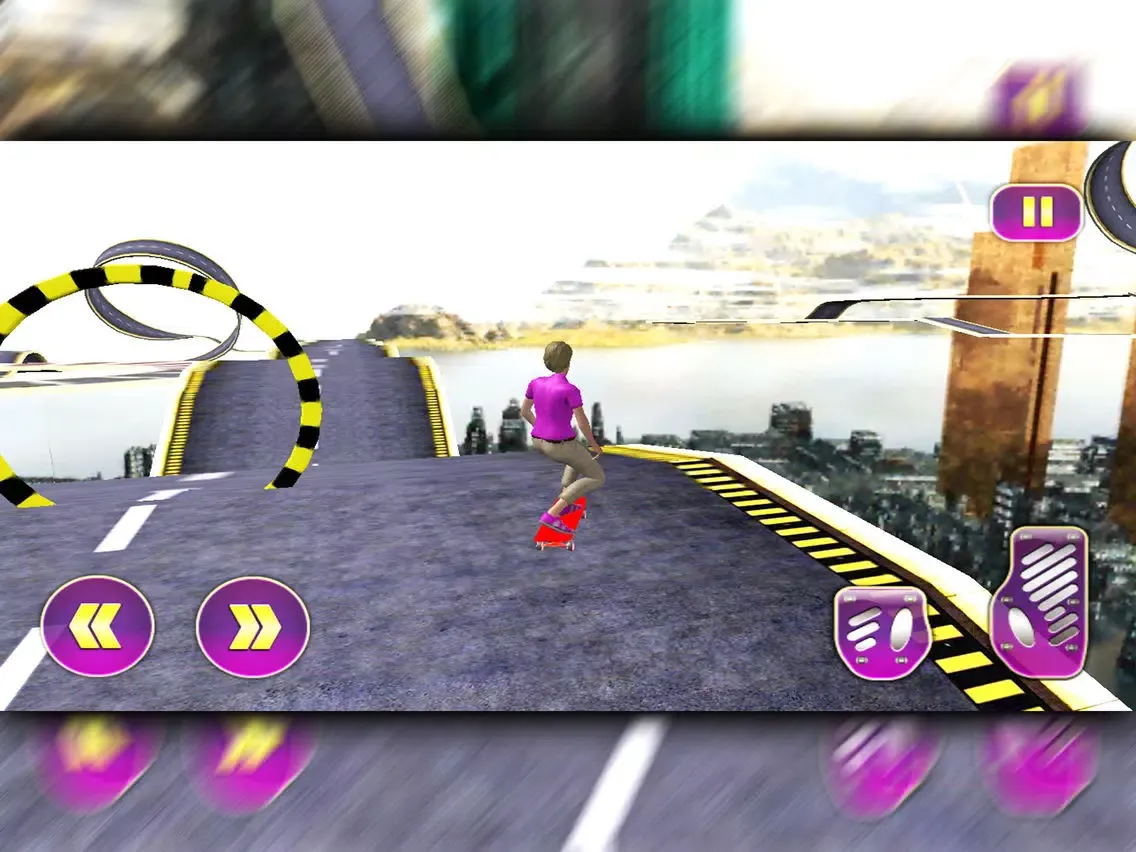 Street Riding Skateboard iPad  Ekran Görüntüleri
