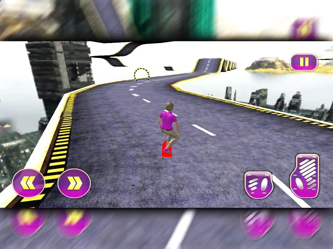 Street Riding Skateboard iPad  Ekran Görüntüleri