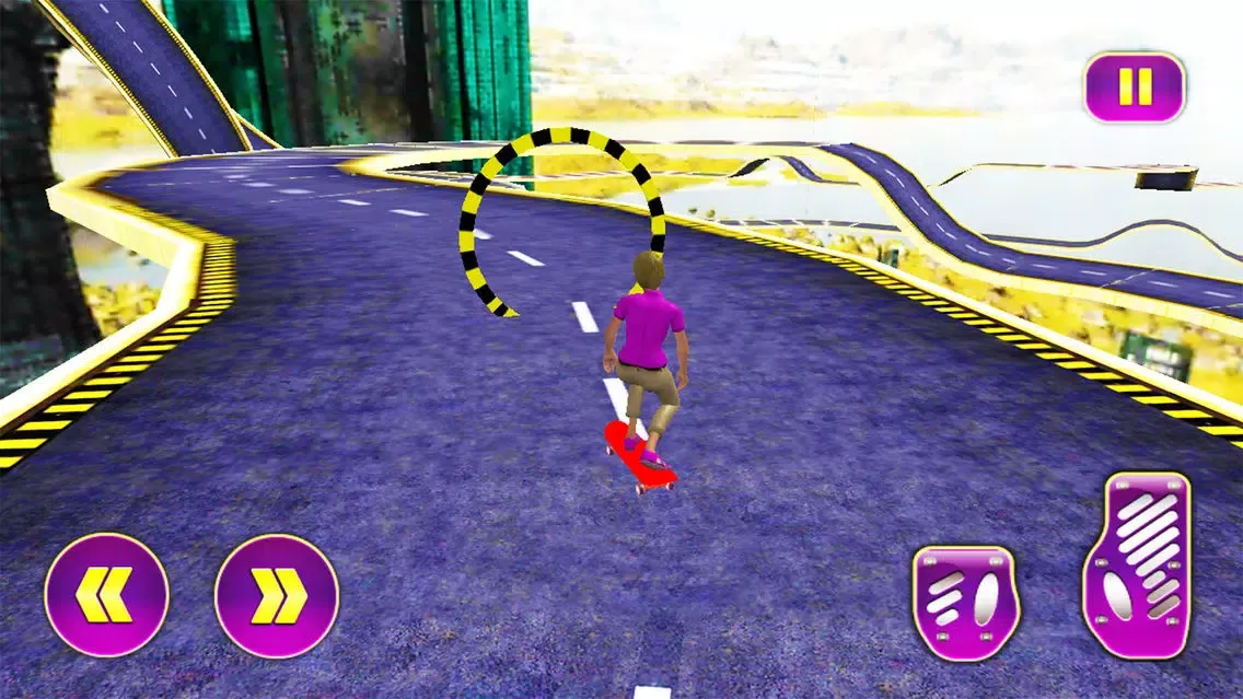 Street Riding Skateboard Ekran Görüntüleri