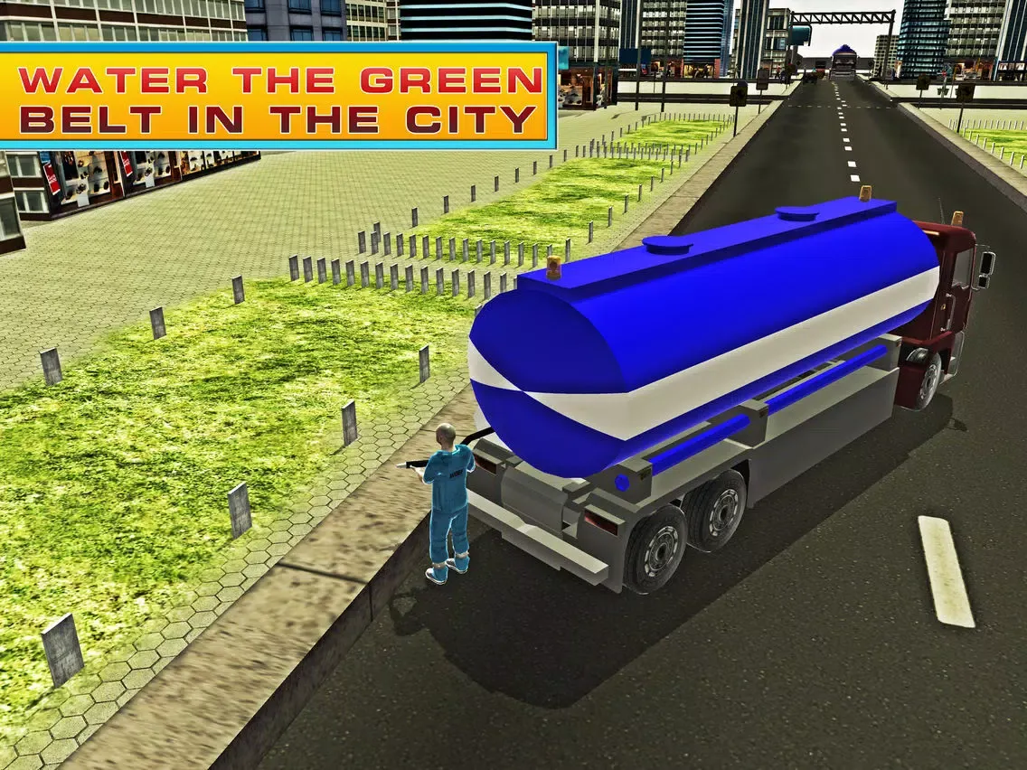 Captures d'écran de Transporter Truck Water Supply- Driving Simulator iPad 