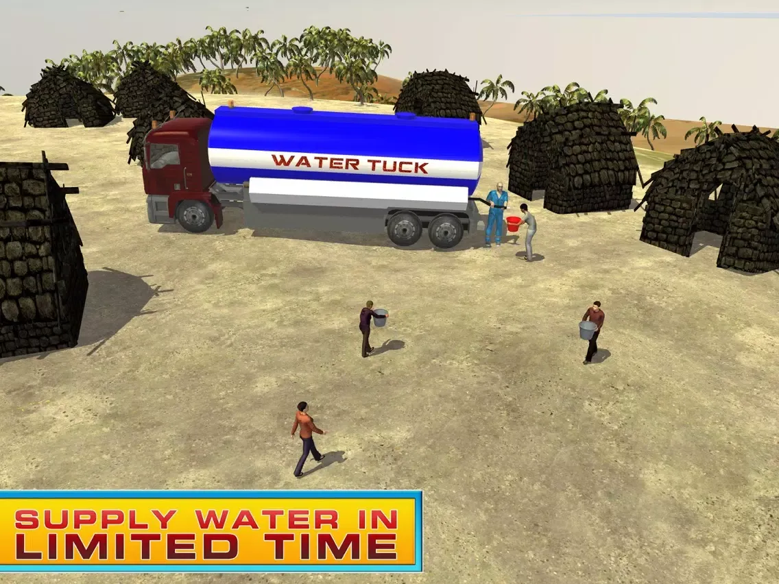 Captures d'écran de Transporter Truck Water Supply- Driving Simulator iPad 