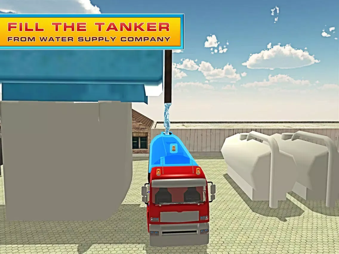 Captures d'écran de Transporter Truck Water Supply- Driving Simulator iPad 