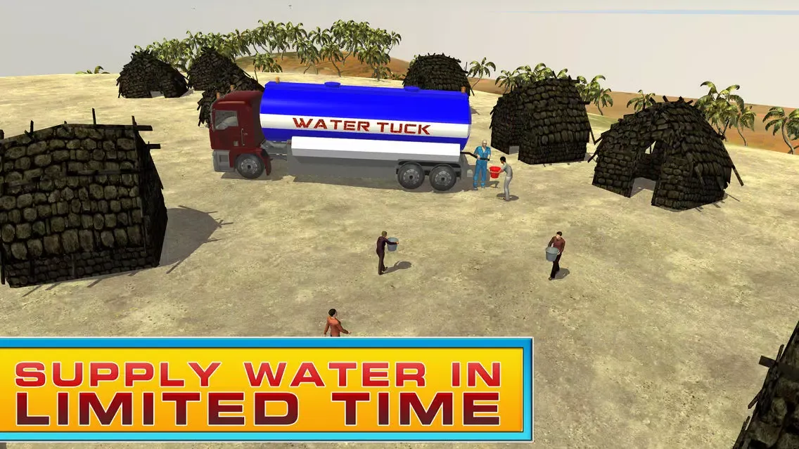 Captures d'écran de Transporter Truck Water Supply- Driving Simulator