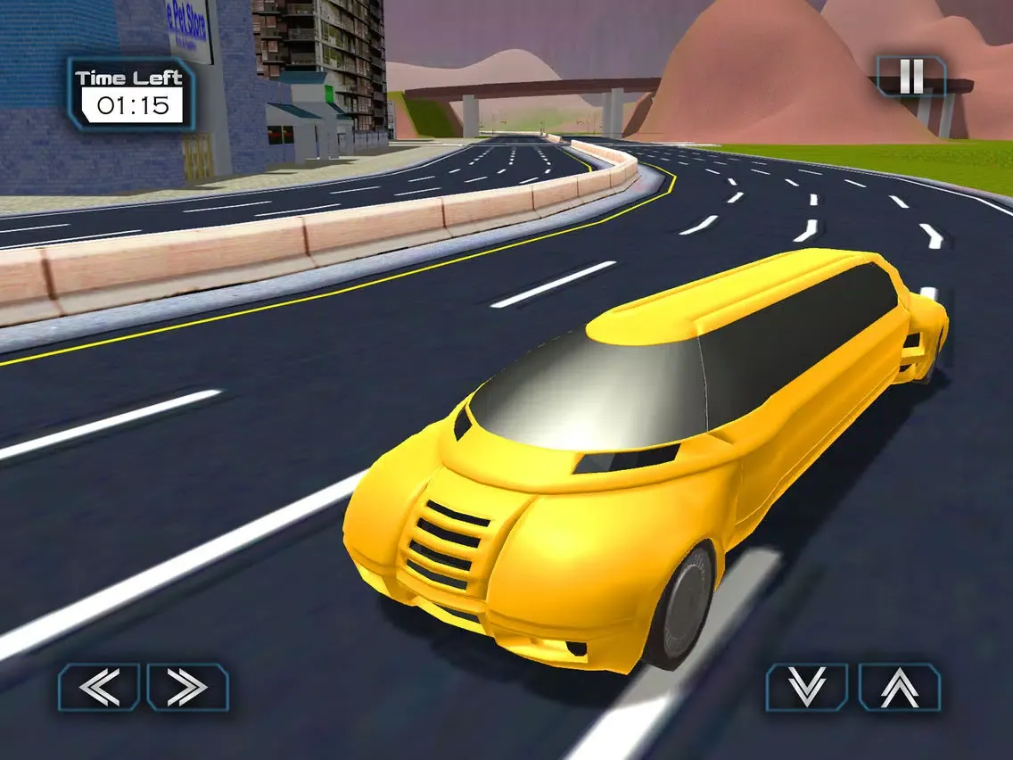Скриншоты Urban Sci-fi Limo Simulator & City Driving Test iPad 