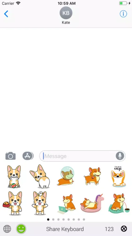 Screenshot di Corgi Emoji