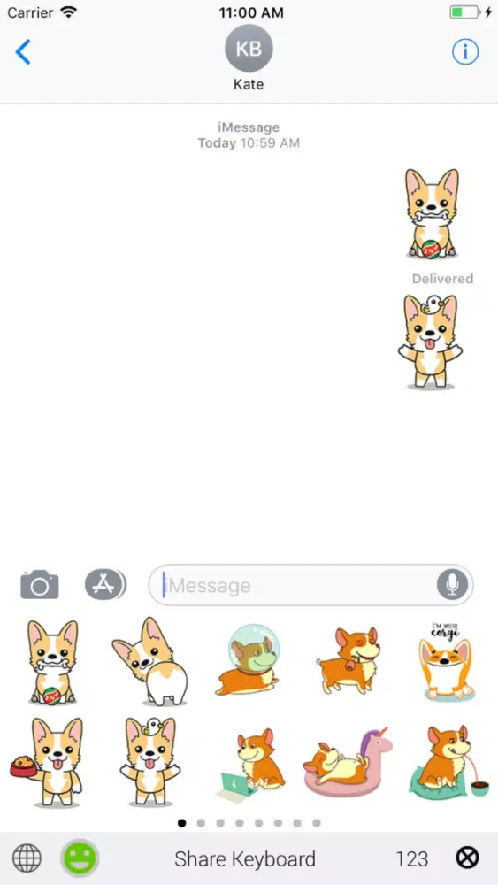 Screenshot di Corgi Emoji